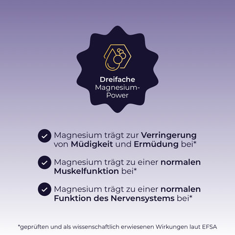 Infografik zu 2er Magnesium 25 % von Pferdegold®: Dreifache Magnesium-Power für mehr Energie, starke Muskulatur und ein gesundes Nervensystem beim Pferd.
