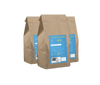 Drei braune Tüten mit blauen Etiketten von Pferdegold® 3 für 2 - Gelenke Muschelfrei stehen aufrecht vor einem schlichten weißen Hintergrund.
