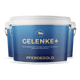 Drei blaue Becher mit Pferdegold® Gelenke+ 3 für 2 von Pferdegold zur Unterstützung gesunder Gelenke bei Pferden auf weißem Hintergrund.