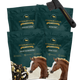 Der Gratis 4er Müsli-Tester und ein schwarzer Hufauskratzer von Pferdegold® sind auf weißem Hintergrund abgebildet.