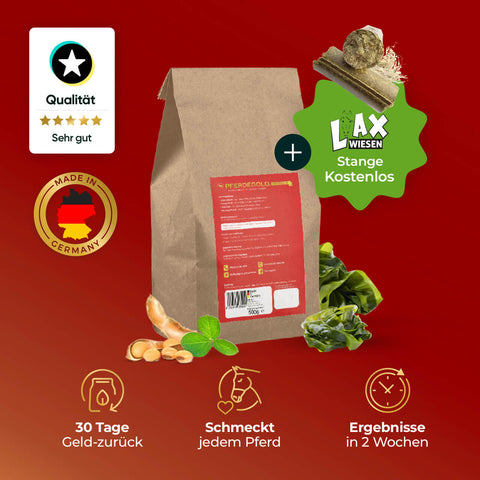 Pferdegold® Muskeln Probepackung & LAX Stange gratis