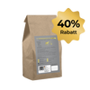 Braune Papiertüte mit Produkte-Label und goldenem Stern, der 40% Rabatt auf Pferdegold® Hufe - Nachfüller 1,5kg von Pferdegold anzeigt.