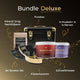 Das Pferdegold® Putzbox Bundle Deluxe enthält eine Putzbox, Bürsten, Muskel- und Nervenzusätze, Schwamm und Schweißabstreifer von Pferdegold®.