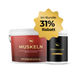 Sparen Sie 31% bei Pferdegold® Muskeln + gratis Mineral Zylinder - ideale pflanzliche Proteine für den Muskelaufbau Ihres Pferdes.