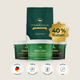Pferdegold® Verdauungsbalance mit 40 % Rabatt-Badge, Dreierpack und Symbolen für Verdauungsbalance – ideal für empfindliche Pferde.